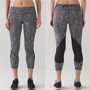 Lululemon Pace Rival Crop Sz 4 In Power Luxtreme